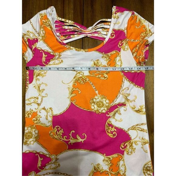 Eye Candy Womens Top Multi-Color Size Medium Polyester Blend Pullover stretch - Picture 5 of 6